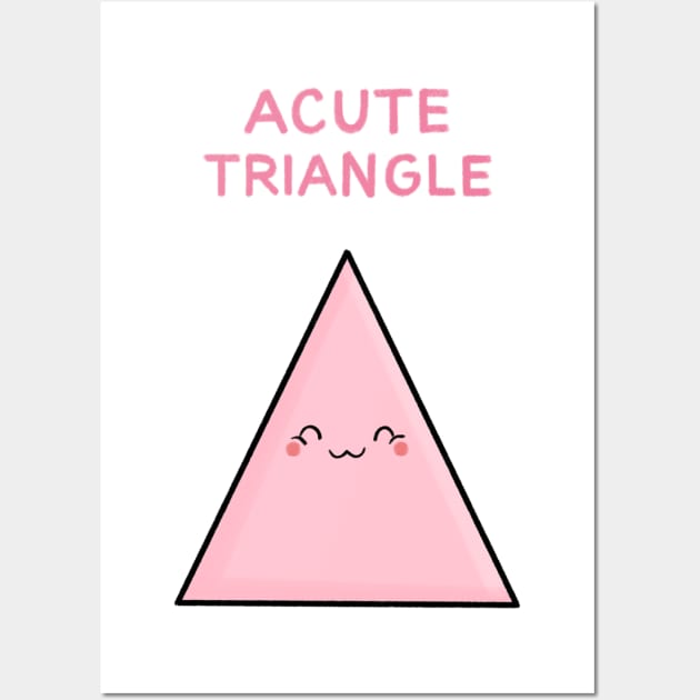 Acute Triangle Wall Art by CarlBatterbee